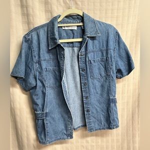 Marsh Landing Jean Top.  Shirt or Jacket Shirt sleeve